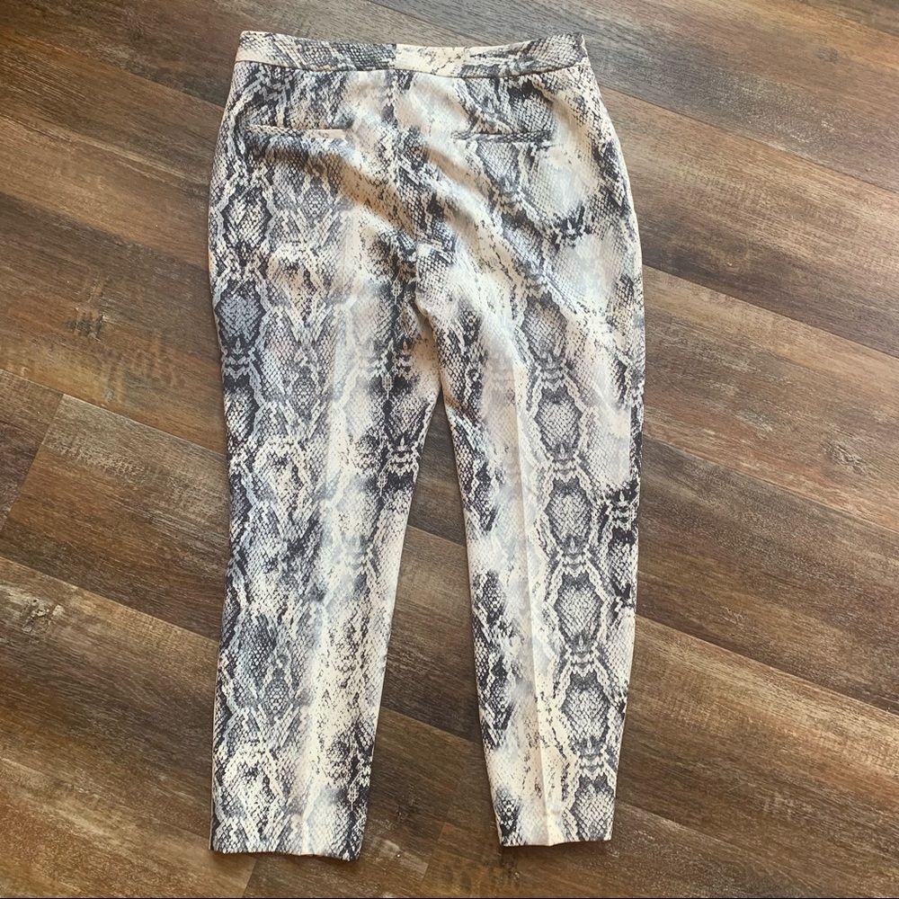Zara Basic | Snake Print Pants - image 5